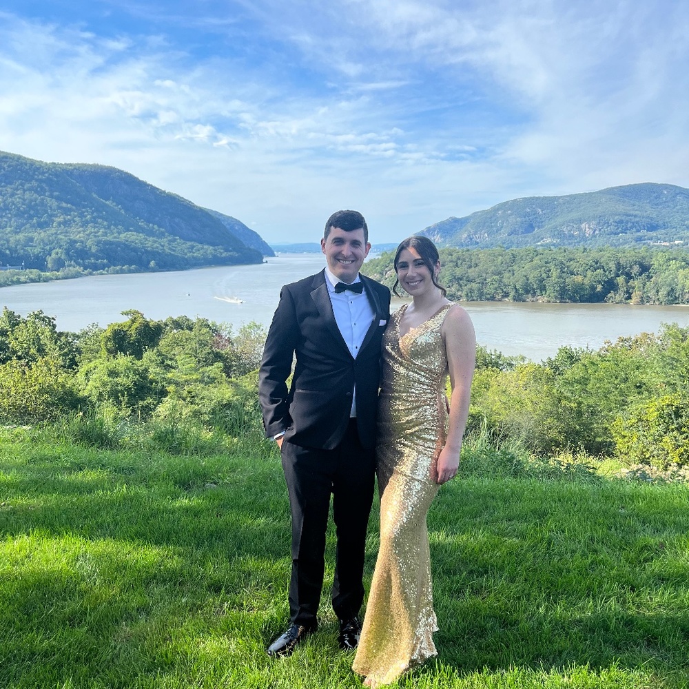 Revelry Dawson dress gold 204